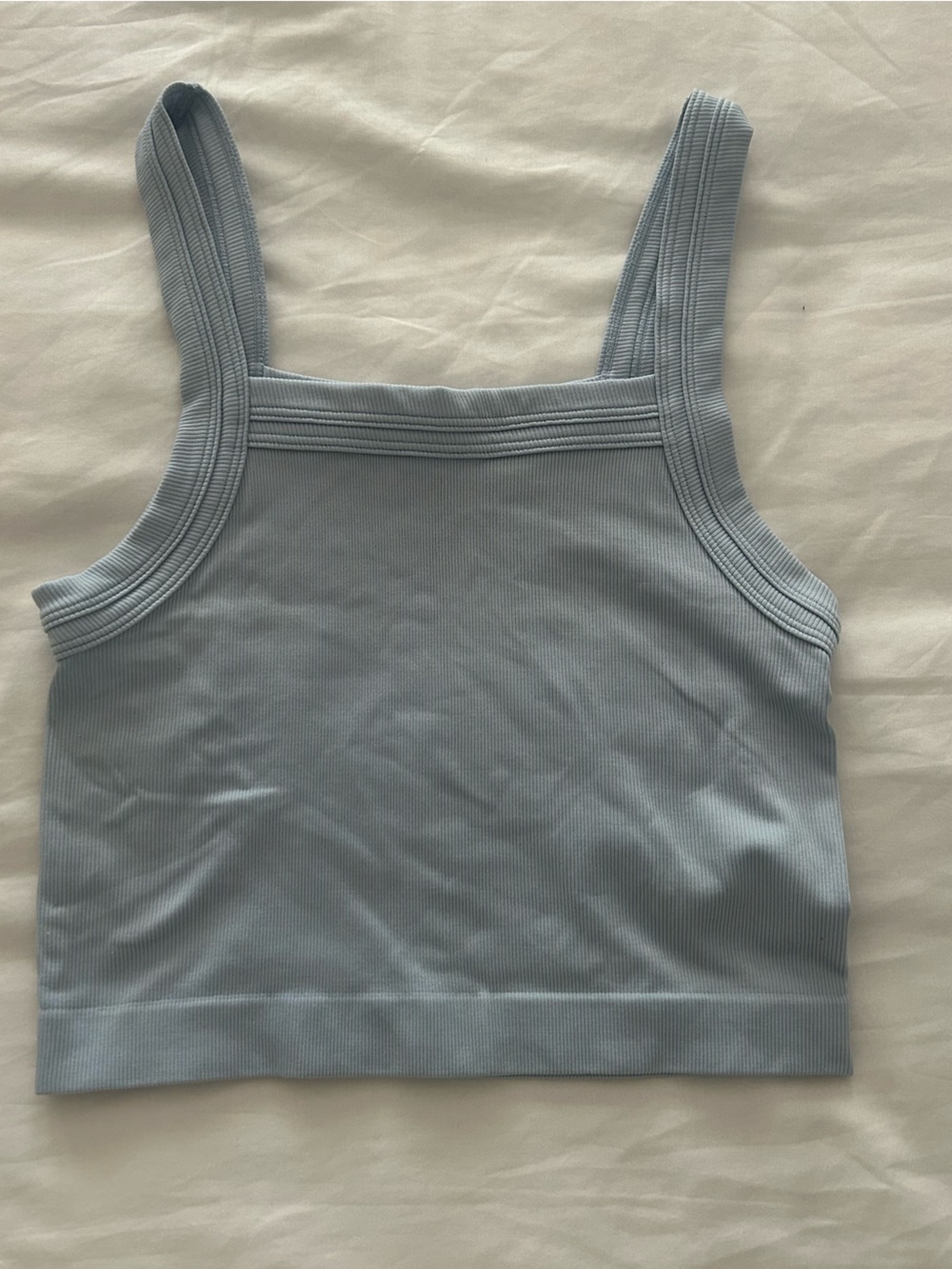 Urban outfitters Light Blue Ribbed Tank Top